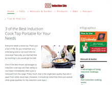 Tablet Screenshot of bestinductioncooktopreview.org